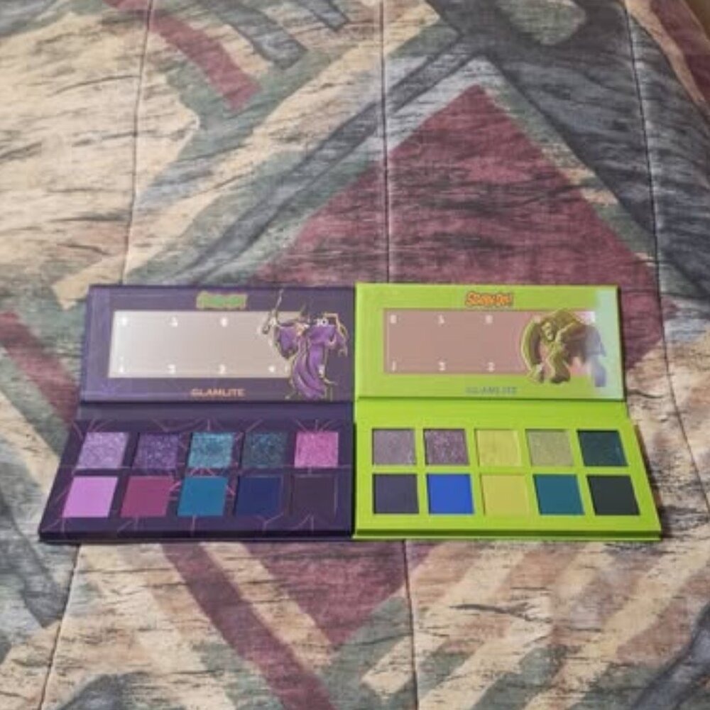 Glamlite x Scooby-Doo Palette Duo – Ruh Roh Raggy & Creeps and Crawls New W/Box